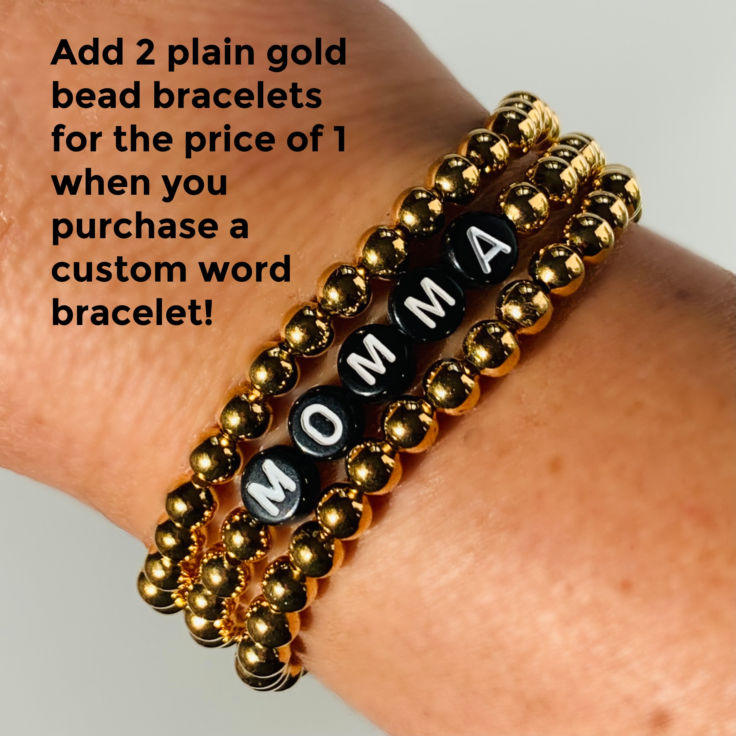 Personalized Name bracelet for kids, Custom word bracelets for women, -  Lily Daily Boutique